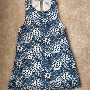 Tobi Blue Patterned Dress